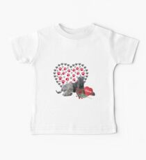 Kerry Blue Valentine For MOM Baby Tee