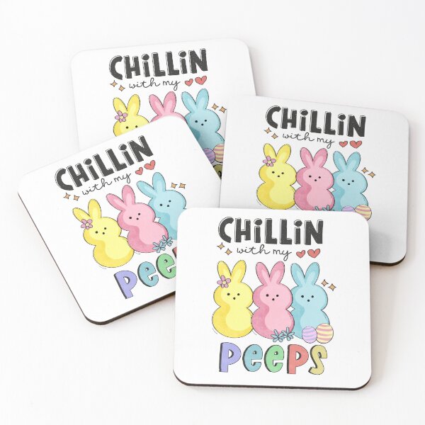 Item preview, Chillin' with my peeps, easter bunnies designed and sold by angelescar.