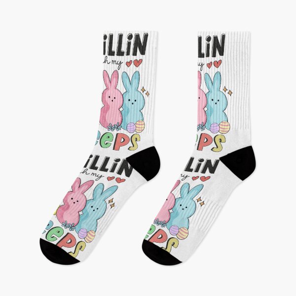 Item preview, Chillin' with my peeps, easter bunnies designed and sold by angelescar.