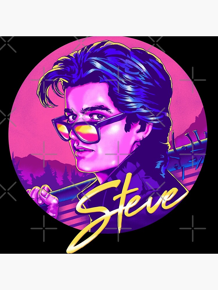 Thumbnail 3 von 3, Dekokissen, Fremde Dinge Steve Harrington | Verfügbar auf Maske designt und verkauft von thelasttype.