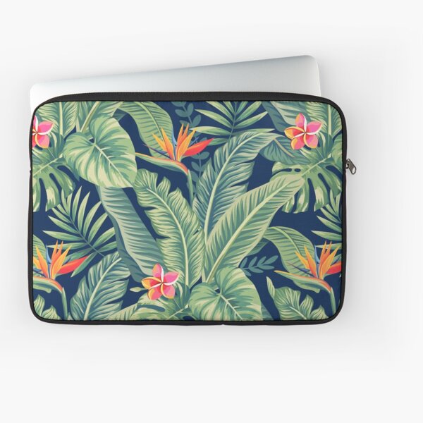 Item preview, Tropical Banana Monstera Palm Leaves & Flowers designed and sold by CatyArte.