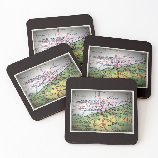Item preview, Old South Warrington villages map designed and sold by Local gifts from HotpixUK .