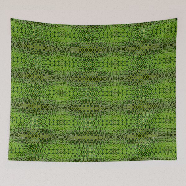 Item preview, Mossy Green Kaleidoscope Tiles designed and sold by DelynCreates.