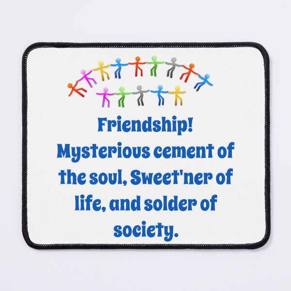 Item preview, Friendship Mysterious Cement - Friendship Quote  designed and sold by CrankyOldDude.
