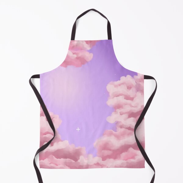 Item preview, Cloudy night sky with stars Aesthetic purple night sky with pink clouds designed and sold by ANU007.