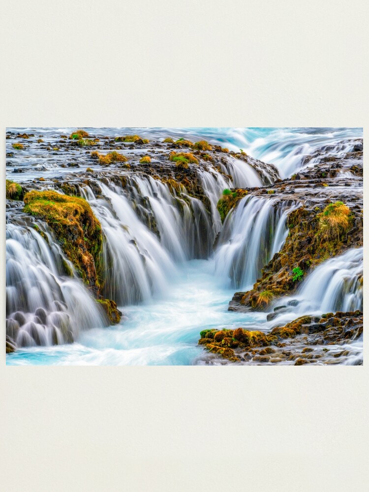 Alternate view of Bruarfoss, Iceland Photographic Print