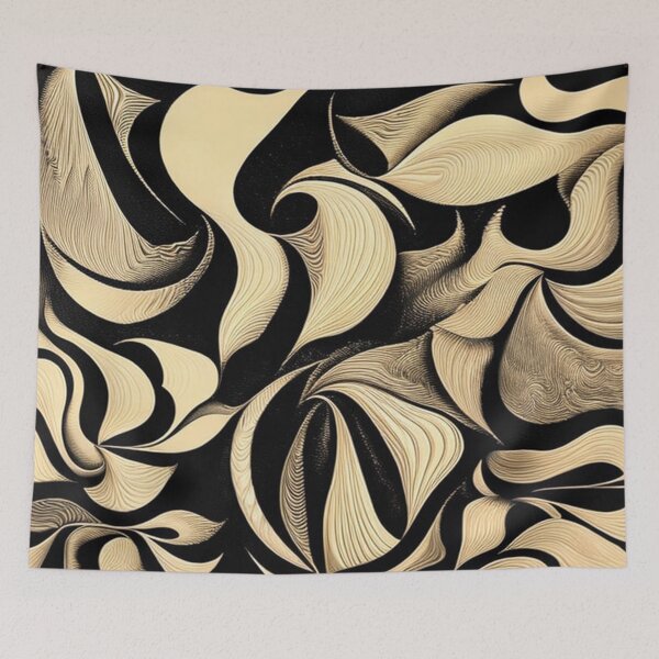 Item preview, Surreal Monochrome Flowers designed and sold by gtcdesign.