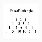 Pascals Triangle #PascalsTriangle Number Pattern #NumberPattern by znamenski
