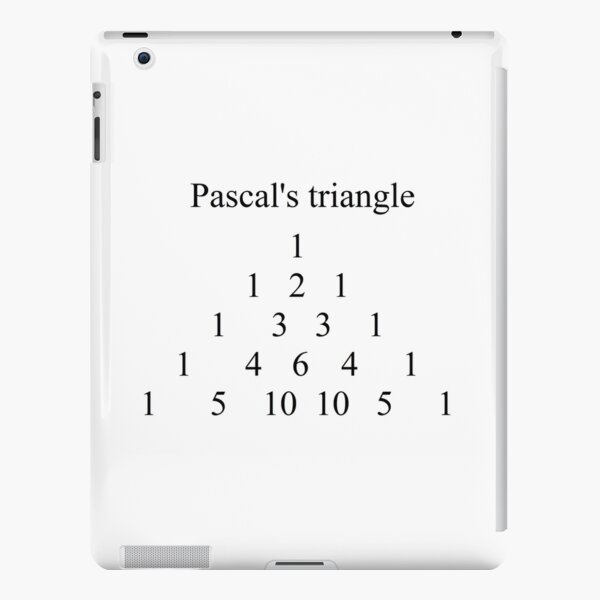 Pascals Triangle #PascalsTriangle Number Pattern #NumberPattern iPad Snap Case