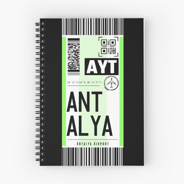Item preview, ANTALYA AYT classic luggage tag designed and sold by LeddsoDello.