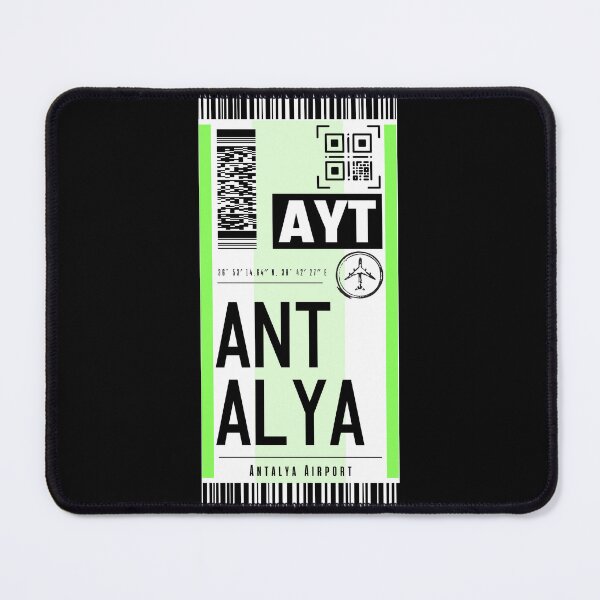 Item preview, ANTALYA AYT classic luggage tag designed and sold by LeddsoDello.