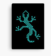 Techno Reptile Canvas Print