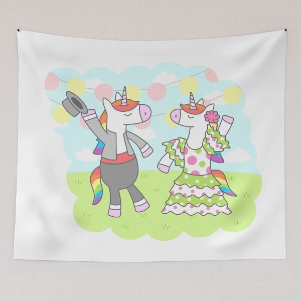 Item preview, Unicorn Flamenco designed and sold by sombrasblancas.