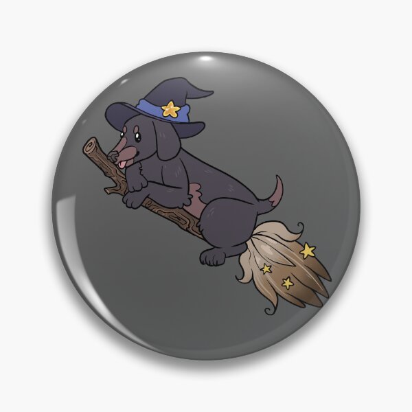 Item preview, Dachshund witch designed and sold by Hannah Hibbert.