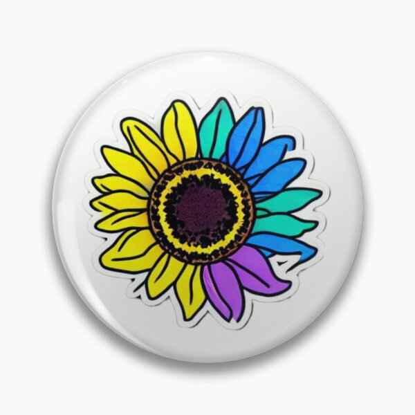 Item preview, Rainbow Sunflower Bud 01 designed and sold by CheeseBlueprint.