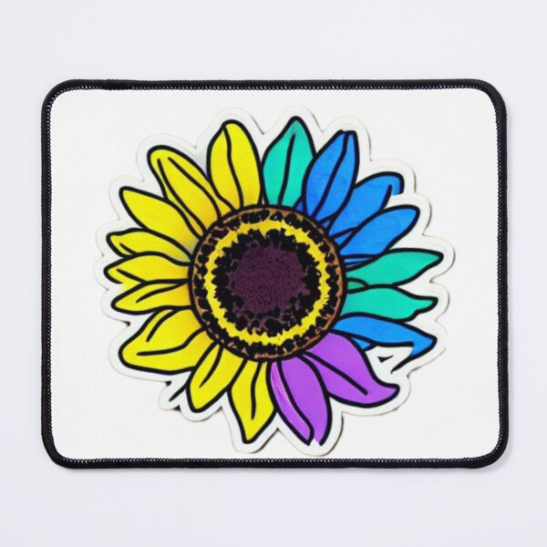 Item preview, Rainbow Sunflower Bud 01 designed and sold by CheeseBlueprint.