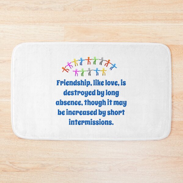 Item preview, Friendship Like Love Is Destroyed - Friendship Quote  designed and sold by CrankyOldDude.
