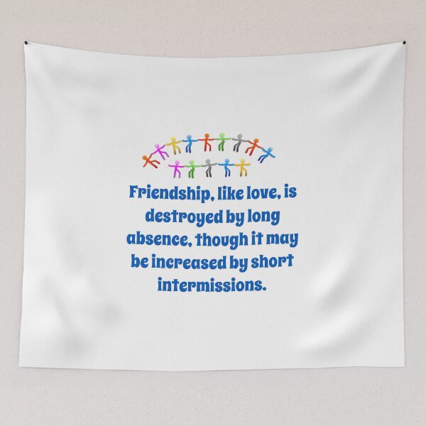 Item preview, Friendship Like Love Is Destroyed - Friendship Quote  designed and sold by CrankyOldDude.