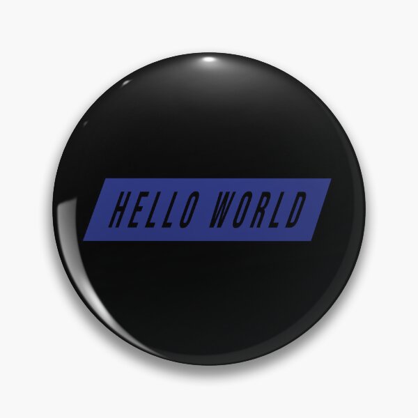 Item preview, Hello World-Python Code designed and sold by FridPix.