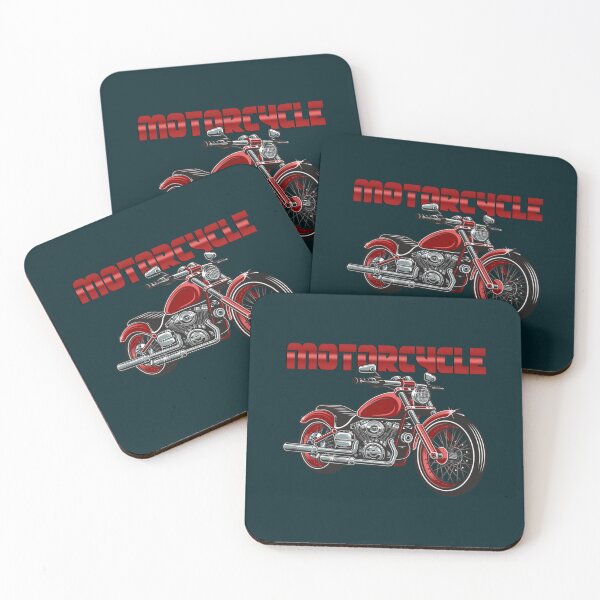 Item preview, The Red British Motorcycle    designed and sold by fabulousio5.