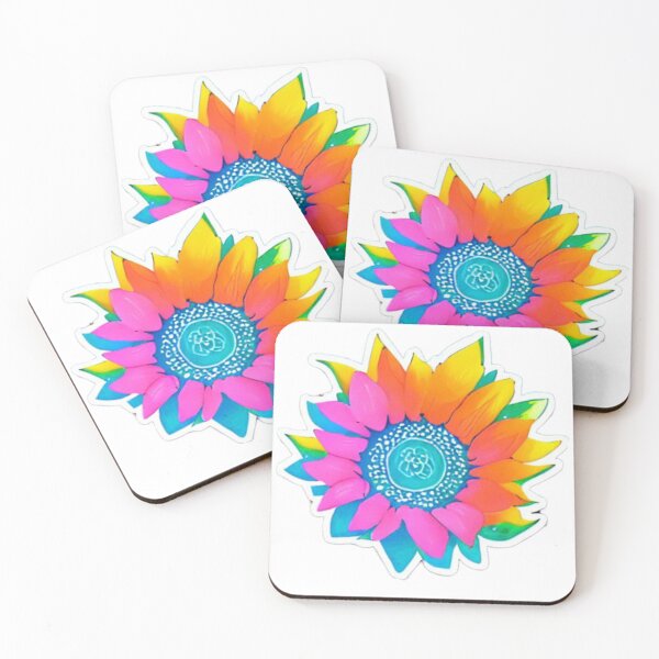 Item preview, Rainbow Sunflower Bud 02 designed and sold by CheeseBlueprint.