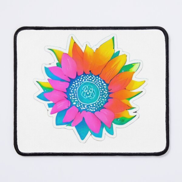 Item preview, Rainbow Sunflower Bud 02 designed and sold by CheeseBlueprint.