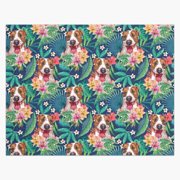 Pit Bull Terrier Mommy Jigsaw Puzzle for Sale by Blok45