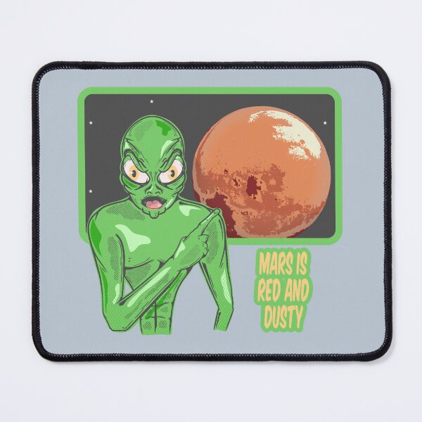 Item preview, Planet Mars funny Alien review designed and sold by piedaydesigns.