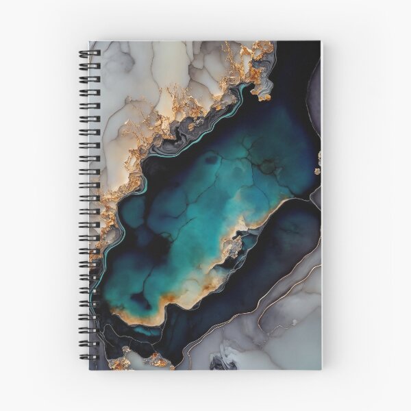 Item preview, Grand Pool - Abstract Alcohol Ink Resin Art designed and sold by inkvestor.