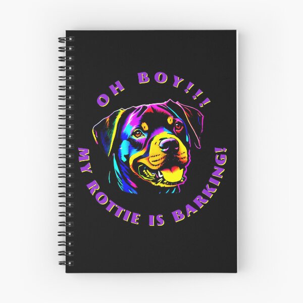 Item preview, Oh Boy My Dog Is Barking Rottie Colorful designed and sold by kubix81.