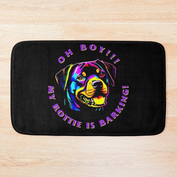 Item preview, Oh Boy My Dog Is Barking Rottie Colorful designed and sold by kubix81.