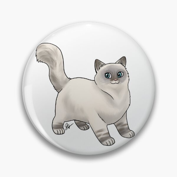 Item preview, Cat - Birman - Lilac Point designed and sold by Jennifer Stolzer.