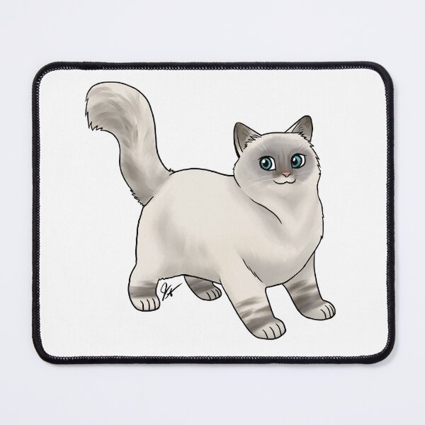 Item preview, Cat - Birman - Lilac Point designed and sold by Jennifer Stolzer.