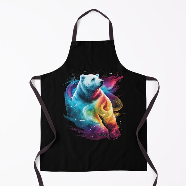Item preview, Colorful Northern Lights - Cosmic Polar Bear designed and sold by RailoImage.