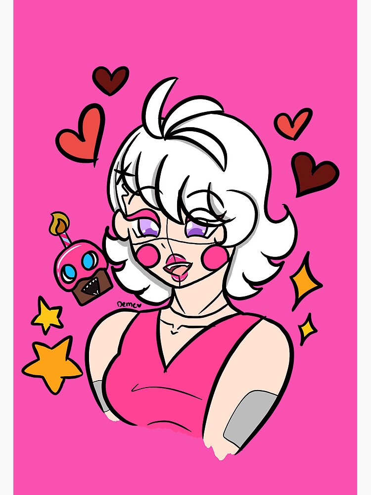 Funtime Chica Greeting Card for Sale by FeathersOnMars