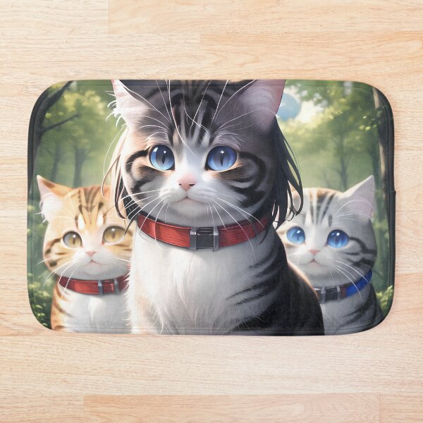 Item preview, lindo gato trío designed and sold by ExeFelix.