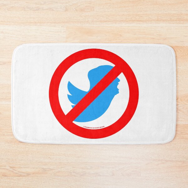 Item preview, PMD00395 Progressive Movement Designs No Trump Tweets symbol for anti bullying anti bigotry anti hate speech movement for liberal democrats or progressives designed and sold by ProgressiveLeft.