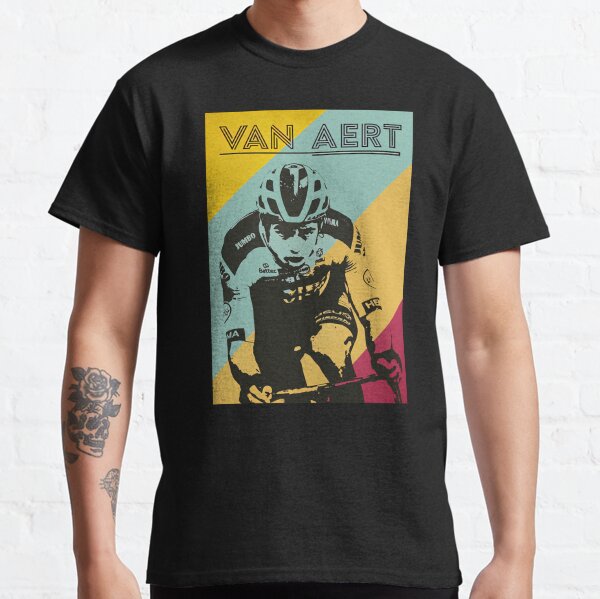 wout van aert rétro T-shirt classique