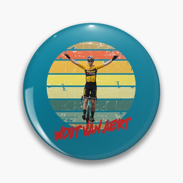 Item preview, Wout Van Aert retro circle   designed and sold by HumAInSHOPs.