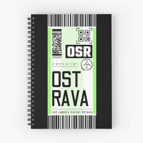 Item preview, OSTRAVA OSR classic luggage tag designed and sold by LeddsoDello.