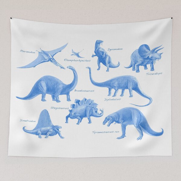 Item preview, Dinosaur Montage Blue2 designed and sold by David Roland.