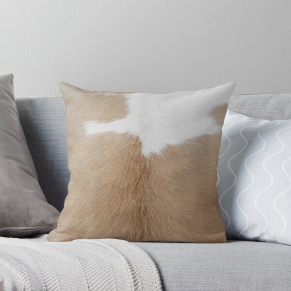 Item preview, Caramel Brown and White Cow Print designed and sold by FunckyDesigns.