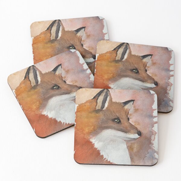 Item preview, Watercolor painting of a  Red Fox designed and sold by MEyolo2.