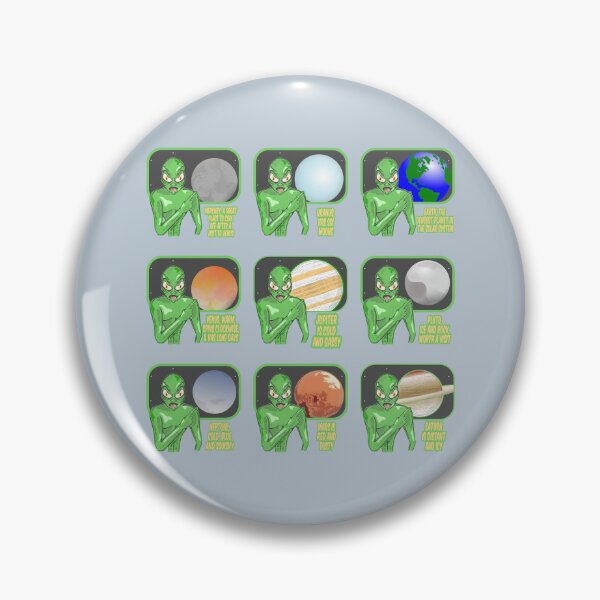Item preview, Funny alien solar system review designed and sold by piedaydesigns.