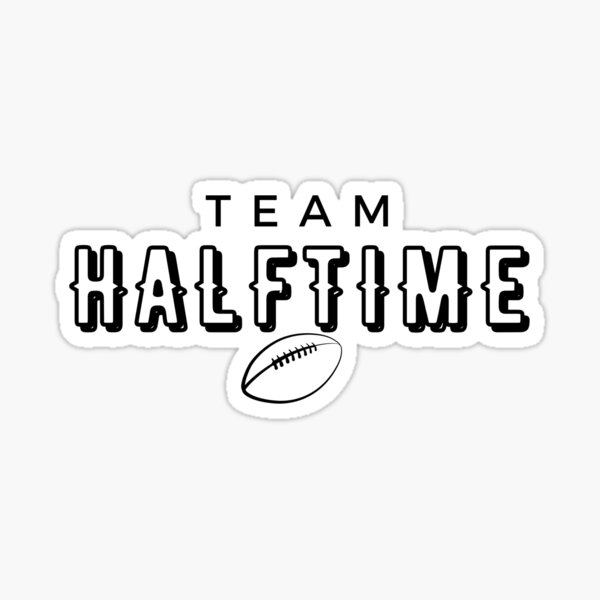 Free 'Here for Halftime' Super Bowl Football SVG Cut File