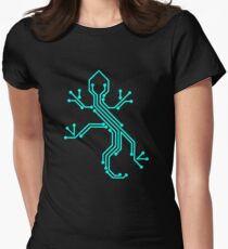 Techno Reptile Women's Fitted T-Shirt