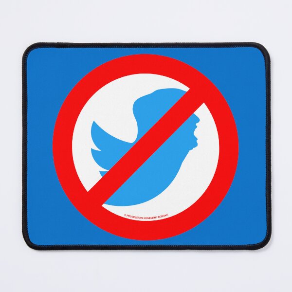 Item preview, PMD00395 Progressive Movement Designs No Trump Tweets symbol for anti bullying anti bigotry anti hate speech movement for liberal democrats or progressives designed and sold by ProgressiveLeft.