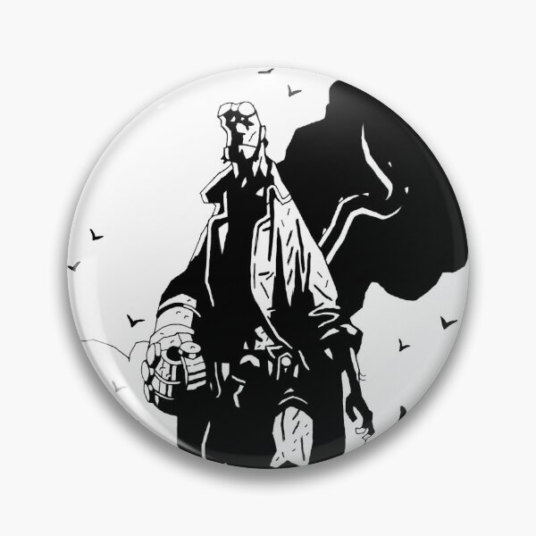 Item preview, Black and White Hellboy by Mike Mignola designed and sold by woodycompton.