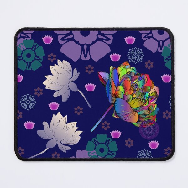 Item preview, Beautiful sacred lotus flower, illustration of aquatic herbaceous plant in beautiful colors  designed and sold by Malogue.