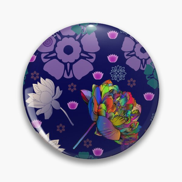 Item preview, Beautiful sacred lotus flower, illustration of aquatic herbaceous plant in beautiful colors  designed and sold by Malogue.